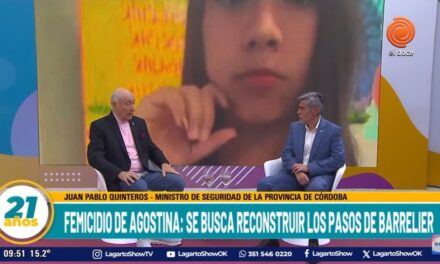 Quinteros defendió su actuación en el caso Agostina y apuntó contra las críticas políticas