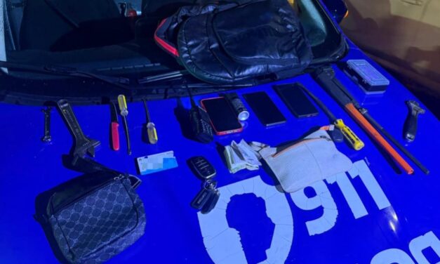 Cuatro detenidos con inhibidores en avenida Fuerza Aérea