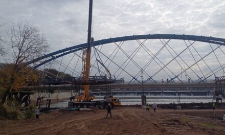 Comenzó la recuperación del histórico puente Vélez Sarsfield sobre el Ctalamochita