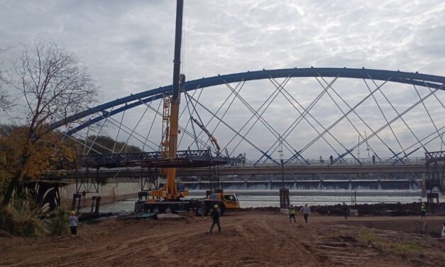Comenzó la recuperación del histórico puente Vélez Sarsfield sobre el Ctalamochita