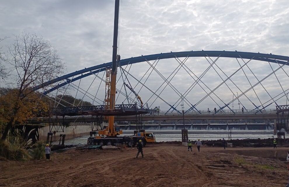 Comenzó la recuperación del histórico puente Vélez Sarsfield sobre el Ctalamochita