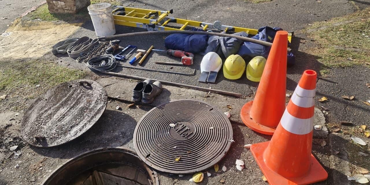 Se hacían pasar por operarios y fueron detenidos por robo de cables