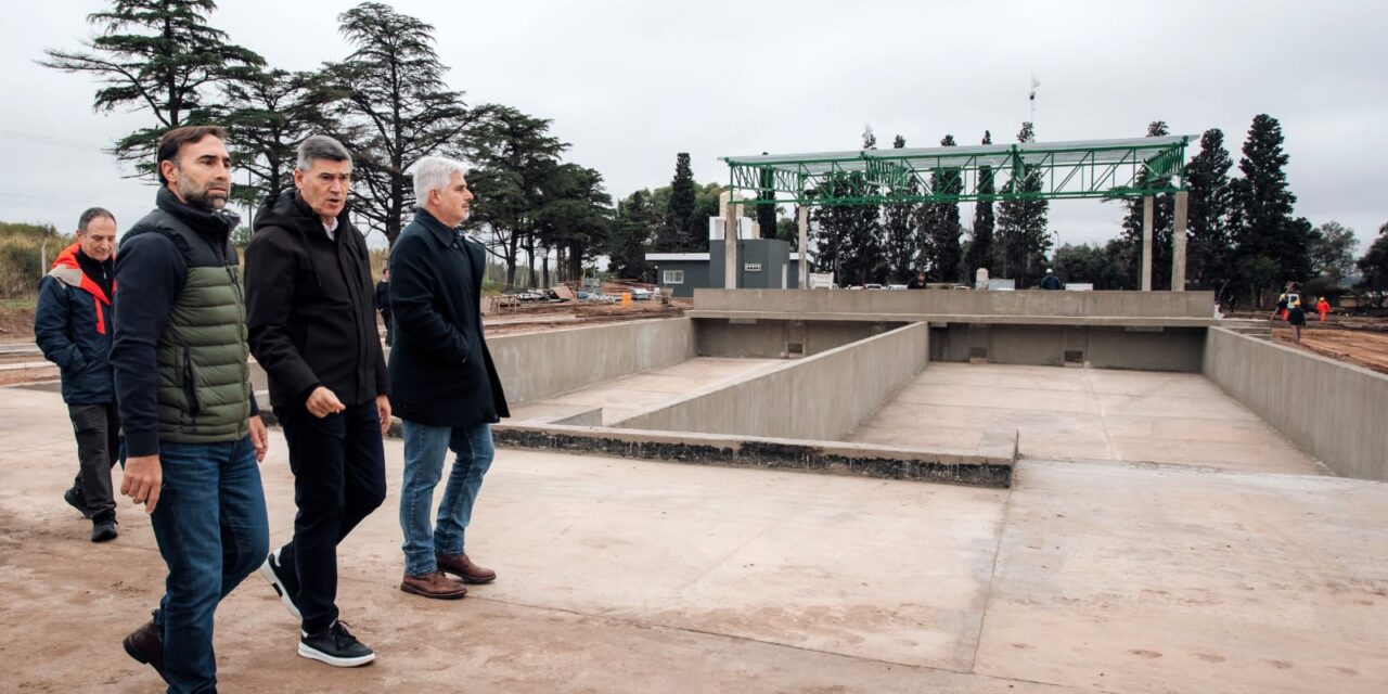 Passerini recorrió obras en Bajo Grande