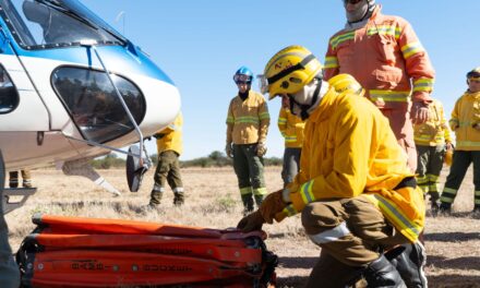Deán Funes fue sede de una capacitación clave para combatir incendios