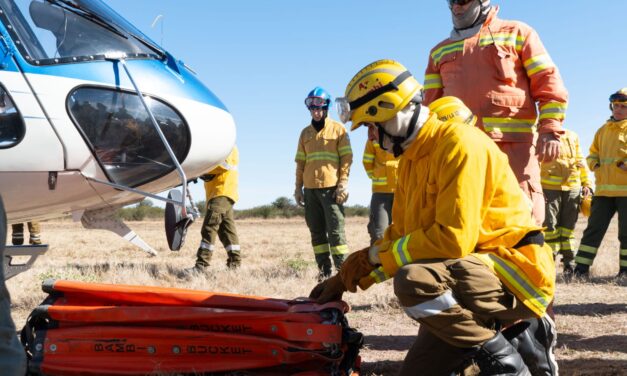 Deán Funes fue sede de una capacitación clave para combatir incendios