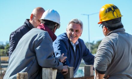 Llaryora supervisó una etapa clave del altonivel de Ruta 19