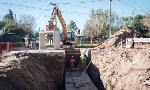 La obra de avenida Bodereau ya tiene un 35% de avance