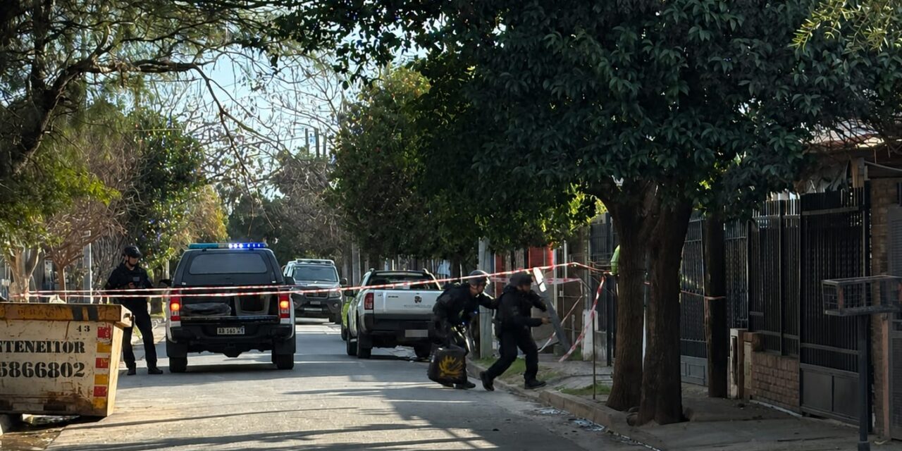 Secuestraron una granada de mano hallada en una casa de barrio René Favaloro Sud