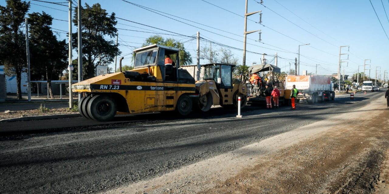 Obras viales: intervienen calles en dos barrios